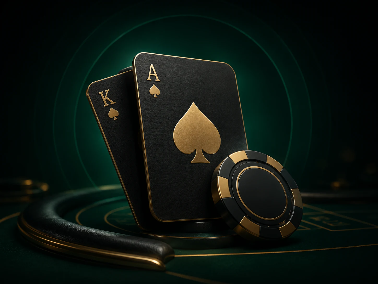 Dealer tables and premium casino surfaces.